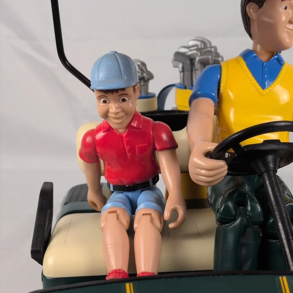 Vintage 1998 Nylint Toys E-Z-Go Family Golf Set ~ Father & Son